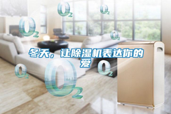 冬天，讓除濕機表達你的愛