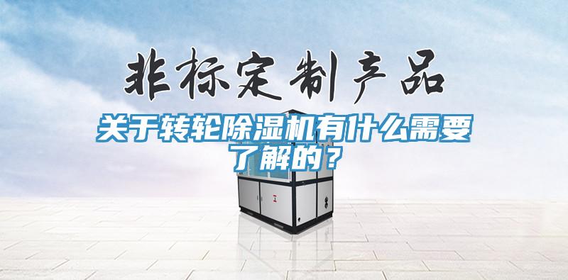 關(guān)于轉(zhuǎn)輪除濕機有什么需要了解的？