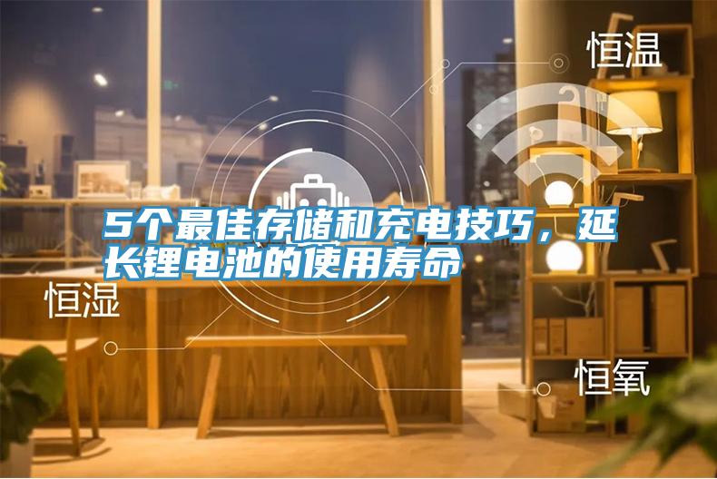5個最佳存儲和充電技巧，延長鋰電池的使用壽命