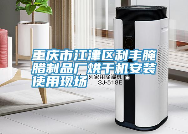 重慶市江津區(qū)利豐腌臘制品廠烘干機安裝使用現(xiàn)場