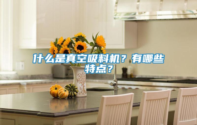 什么是真空吸料機(jī)？有哪些特點(diǎn)？