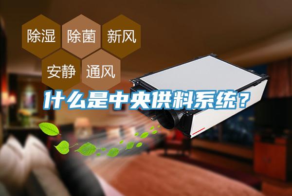 什么是中央供料系統(tǒng)？