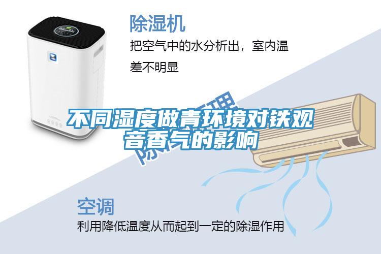 不同濕度做青環(huán)境對鐵觀音香氣的影響