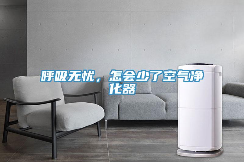 呼吸無憂，怎會少了空氣凈化器