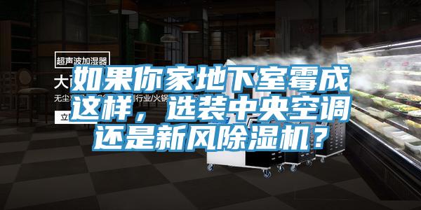 如果你家地下室霉成這樣，選裝中央空調(diào)還是新風(fēng)除濕機(jī)？