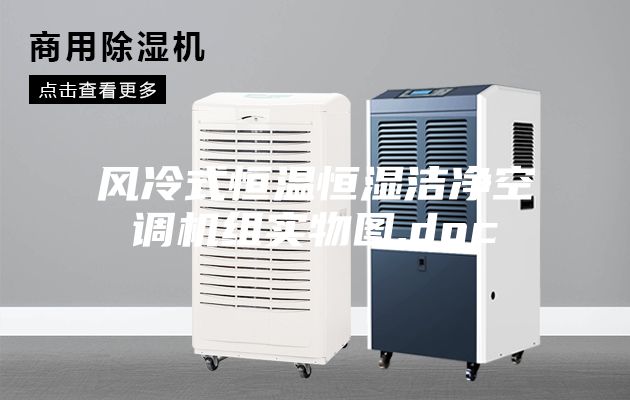 風冷式恒溫恒濕潔凈空調(diào)機組實物圖.doc