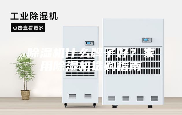 除濕機什么牌子好？家用除濕機選購指南